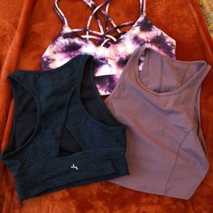 Joy Lab all in motion target sport bra lot of 3